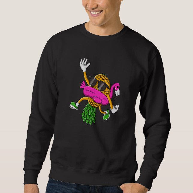 Moletom Upside Down Pineapple Swinger Flamingo for Men Wom (Frente)