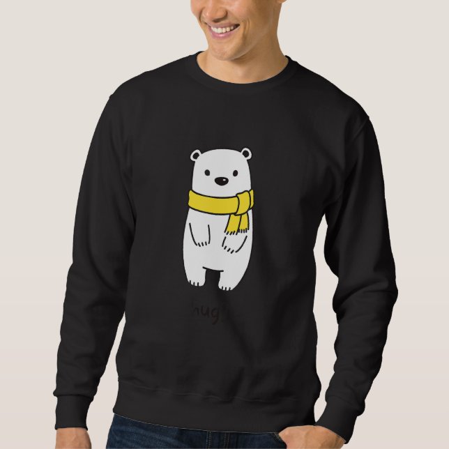 Moletom Urso Abraço, Por Favor. (Frente)