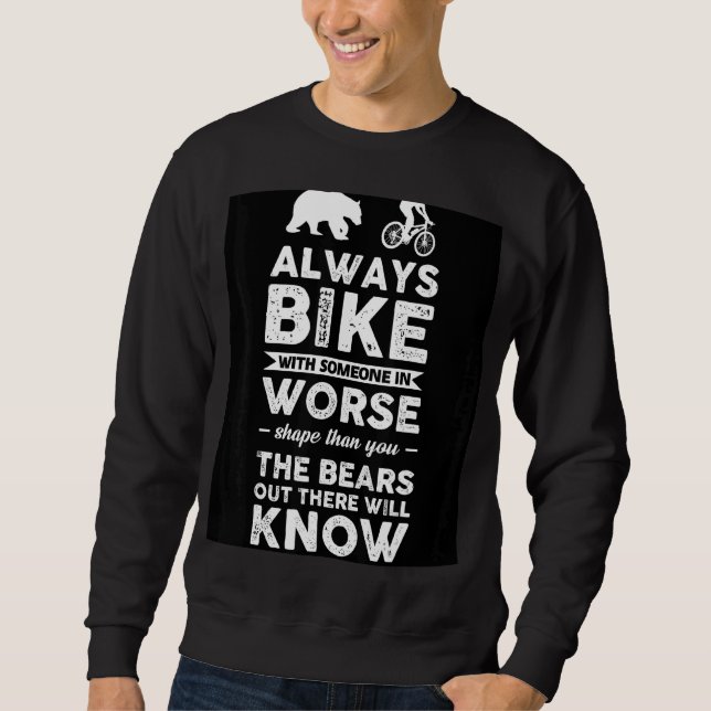 Moletom Urso Bmx Bicicleta Montanha Mtb (Frente)