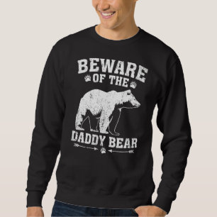 Moletom Urso De Mens Cuidado Com O Dia de os pais Do Urso 