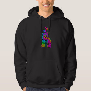 Moletom Urso de pelúcia psicodélico ursinho colorido tripp