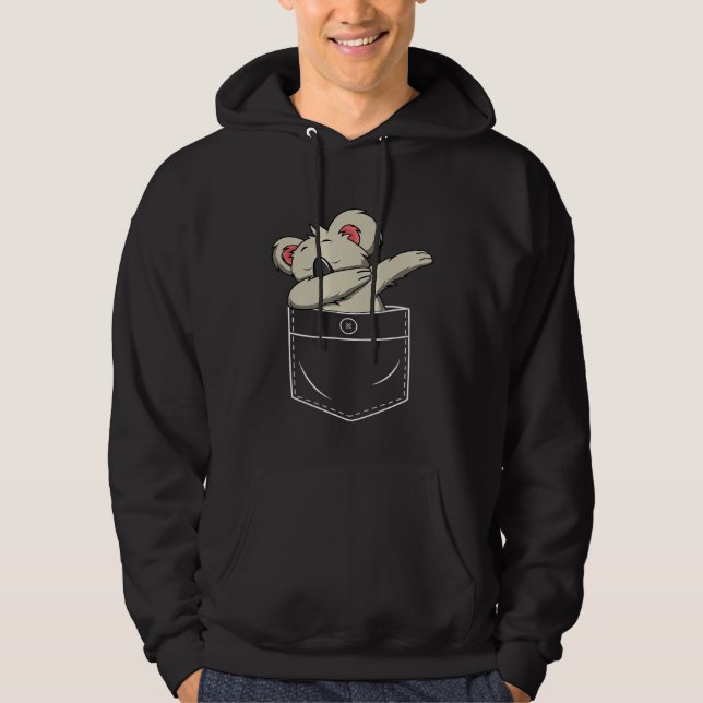 Moletom Urso Koala Bonito Em Bolso Meninas Dab D (Frente)