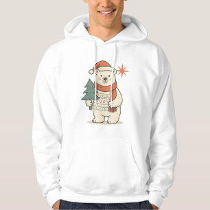 Moletom Urso Polar de Natal Fofo Escandinavo Inverno Aconc