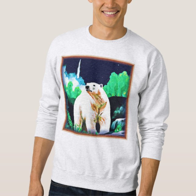 Moletom Urso Polar na Selvagem. Compre agora (Frente)