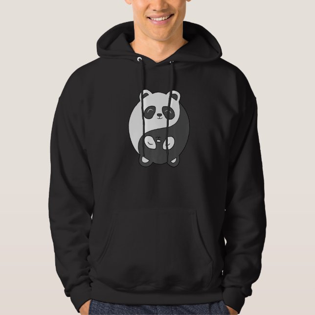 Moletom Urso Yin e Yang Predador Koala Meditação Acro H (Frente)