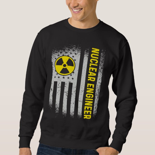 Moletom US Flag Nuclear Engineer (Frente)