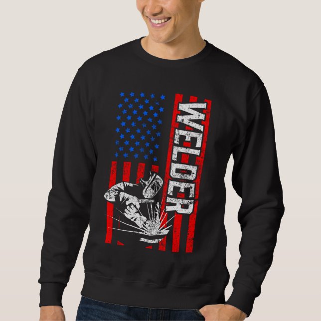 Moletom USA American Welder Proud Husband (Frente)