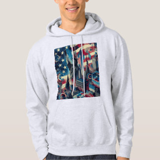 Moletom USA Capuz Trendy – Tecido Macio Moda de Rua Modern