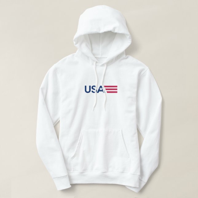 Moletom USA Estrelas e Listras (Frente do Design)