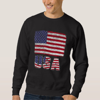 Moletom USA Patriotic American Flag For Men Women Kids Boy