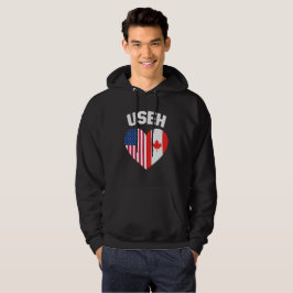 Moletom USEH America Canada Flag Funny American