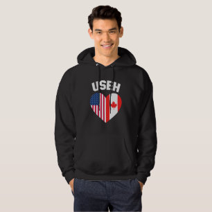 Moletom USEH America Canada Flag Funny American