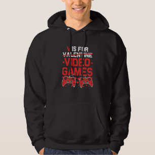 Moletom V é para Video Games Anti Dia dos Namorados Gamer
