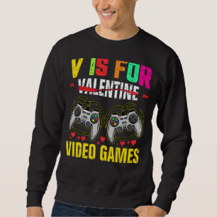 Moletom V É Para Videos games Homens Jogadores