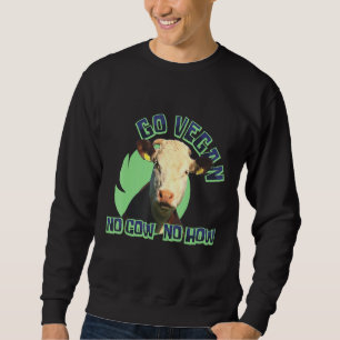 Moletom Vá Vegan Sem Vaca Não Como Vegetal Baseado
