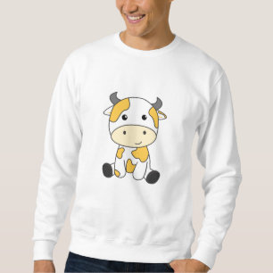 Moletom Vaca Banana Kawaii Retro Vacas Bananas Japonesas