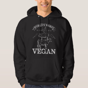 Moletom Vaca de porco de CHURRASCO de carne de Vegan Pior