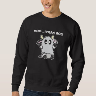 Moletom Vaca Fantasma Cute Kawaii Halloween Moo Eu Quero D
