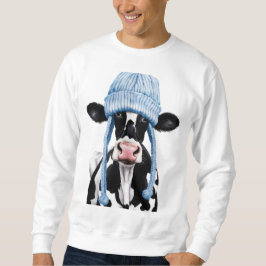 Moletom Vaca num chapéu.