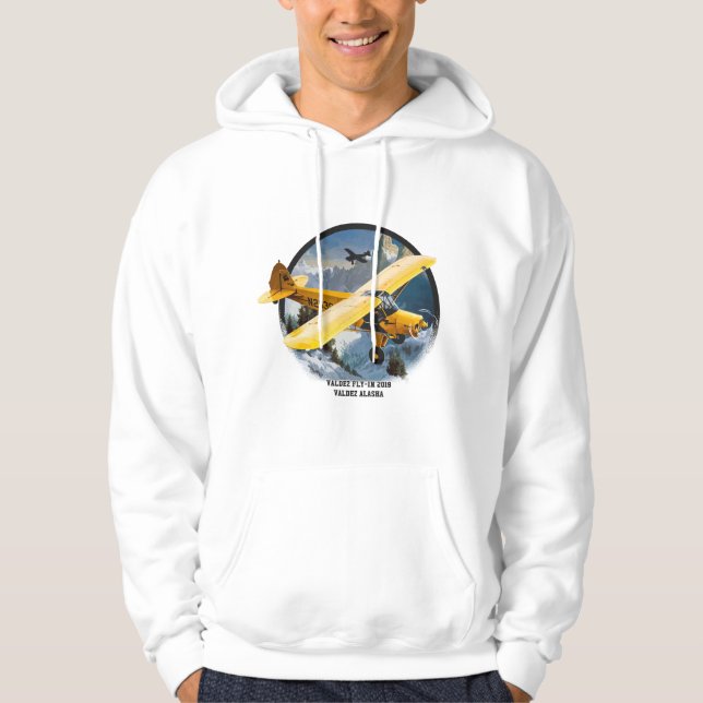 Moletom Valdez Fly-In 2019 Alaska T-Shirt Plane Adventure (Frente)