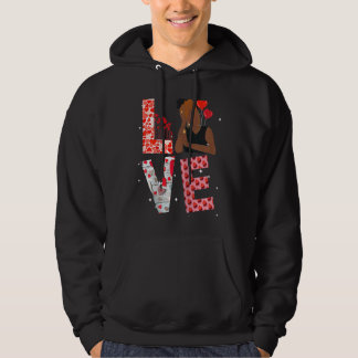 Moletom valentine Black African American Melanin Women Val