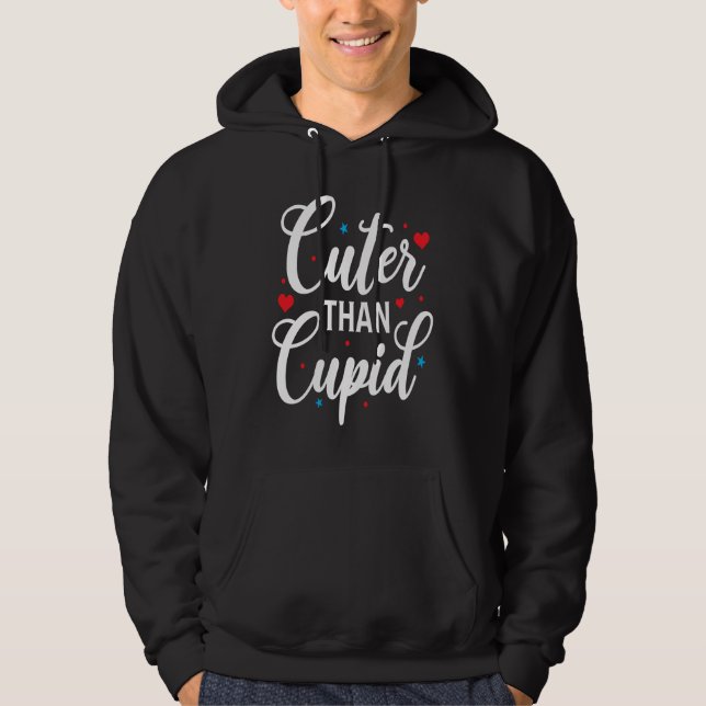 Moletom Valentineu2019s Day Cuter Than Cupid (Frente)