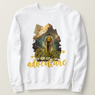 Moletom Vamos em uma Aventura Camisola de Fleece Masculina