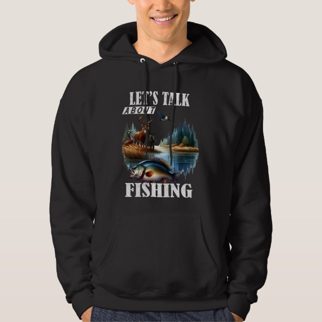 Moletom Vamos fala sobre pesca (Frente)