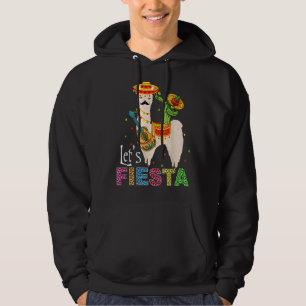 Moletom Vamos Fiesta Llama Cinco De Mayo Cactus Sombrero M