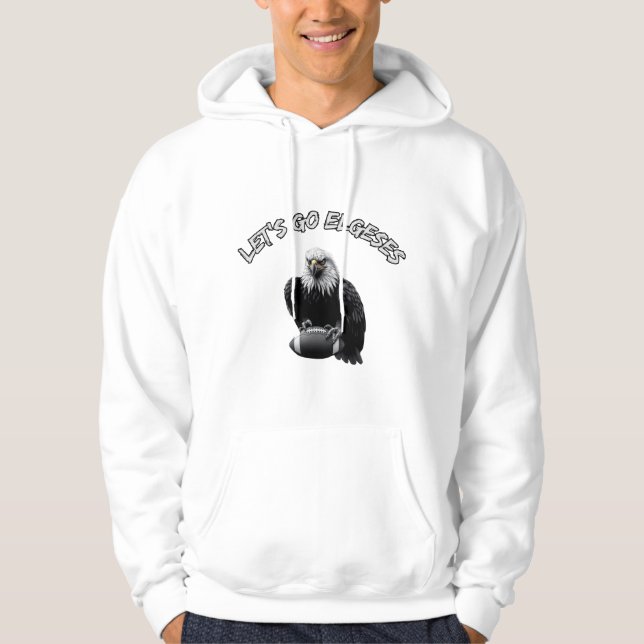 Moletom Vamos Go Elgses Hoodie para adeptos do futebol ame (Frente)