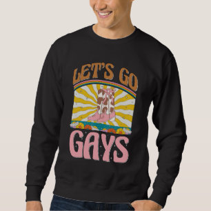Moletom Vamos Lá Gays Orgulho Lgbtq Botas Cowgirl Lésbica