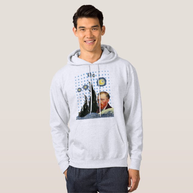 Moletom  Van Gogh with every star I see, I remember that  (Frente Completa)