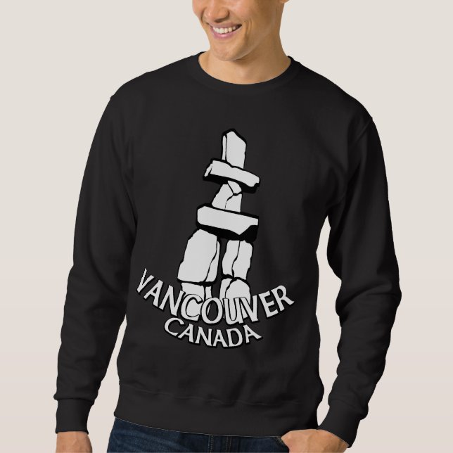 Moletom Vancouver Sweatshirt Vancouver Souvenir Art Shirts (Frente)