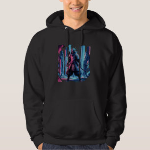 Moletom Vaporwave Aestético Retro Cyberpunk Samurai Japane