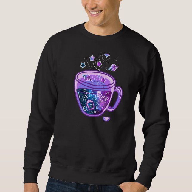 Moletom Vaporwave Galaxy Cup Japanesecup Of Galaxy Tea (Frente)