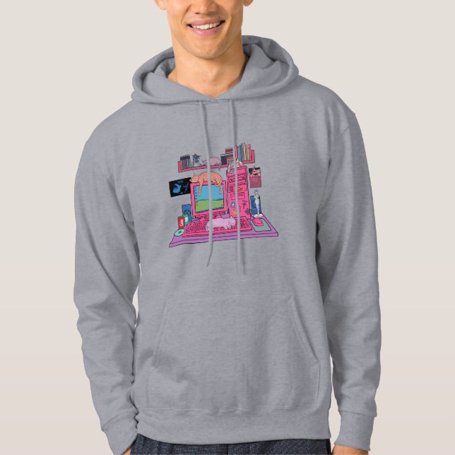 Moletom Vaporwave Room V01 (Frente)