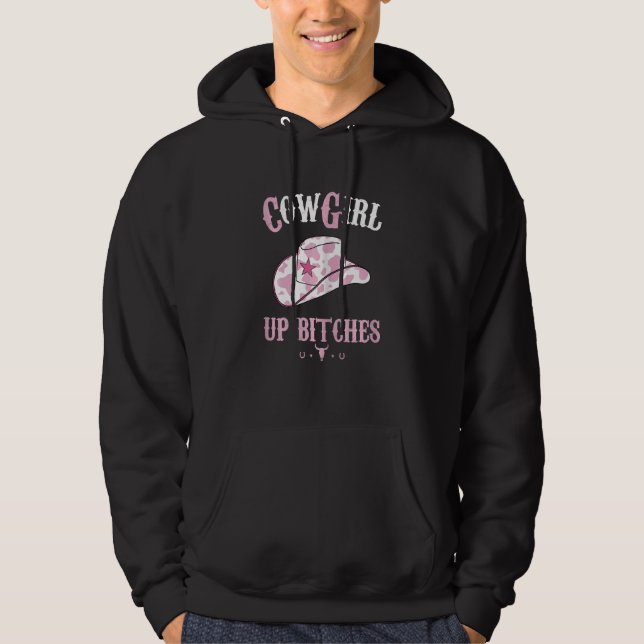 Moletom Vaqueira Ocidental Feminina Yeehaw Hippie Boho Vac (Frente)