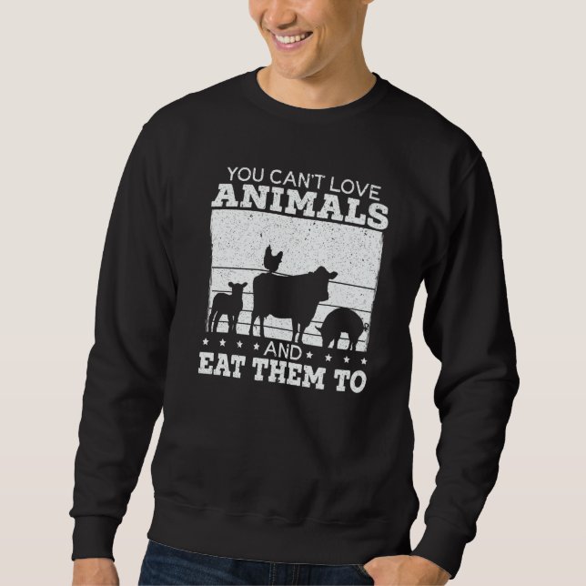 Moletom Vegan Animal Rights Veganism Vegetarian (Frente)