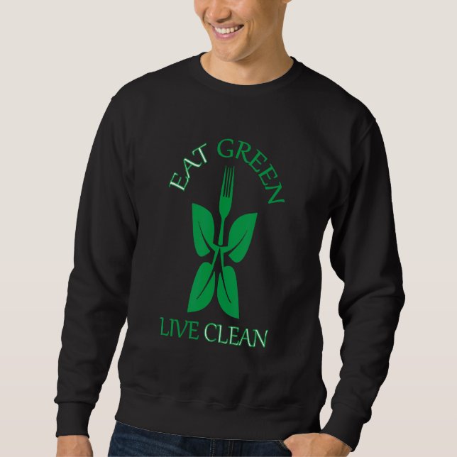 Moletom Vegan Diet Vegetables Animais Cuidam De Comer Vivo (Frente)