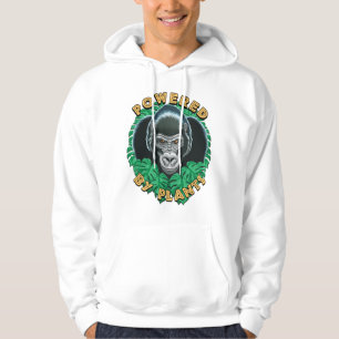 Moletom Vegan Gorilla - Alimentado Por Plantas Citação