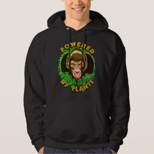 Moletom Vegan Gorilla - Alimentado Por Plantas Citação