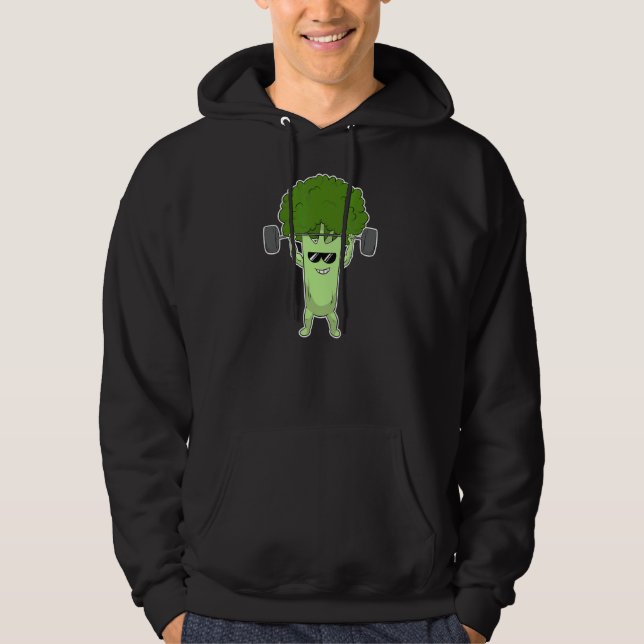 Moletom Vegan Power Vegetarian Broccoli Bodbuilding (Frente)