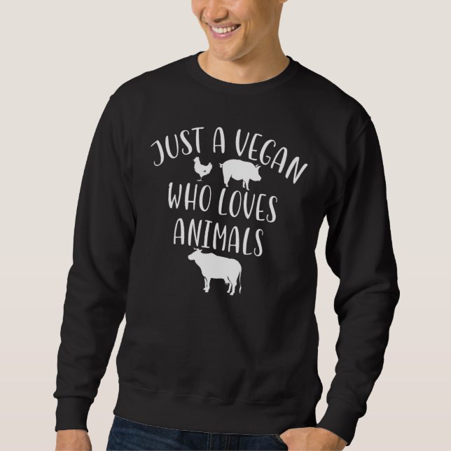 Moletom Vegan Quotes Apparel   Great Vegans Design (Frente)