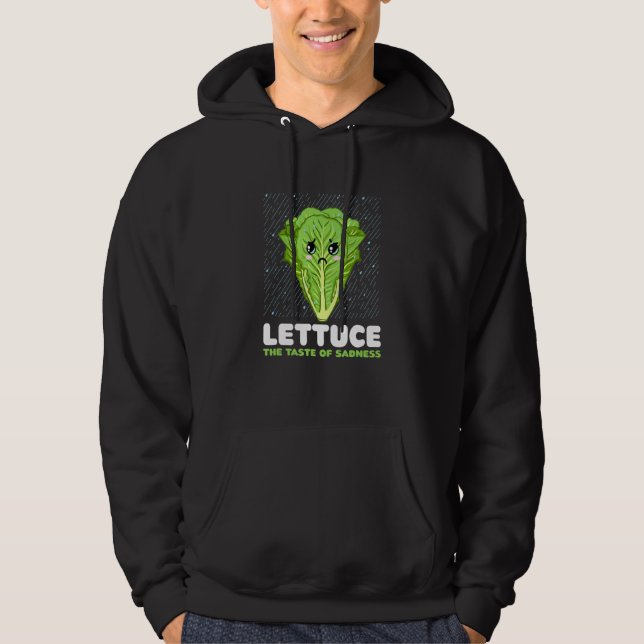 Moletom Vegetais Funny Vegan Anti-Vegetais Baseados em Pla (Frente)