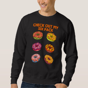 Moletom Veja Meu Gym De Rosquinha De Seis Pacotes