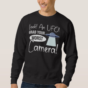 Moletom Veja Um Ufo Capturando Sua Pior Câmera De Um Uf