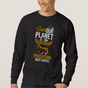 Moletom Vela-guia-de-cavalo Percheron Draft Horse