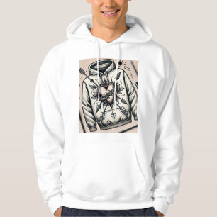 Moletom Velho Colégio Cardíaco Tatuagem Hoodie