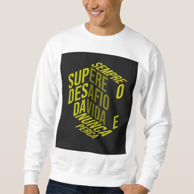 Moletom Vencer é a única opção (Frente)