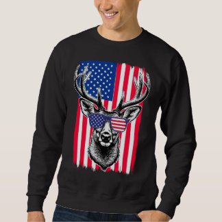 Moletom Vendedor Patriótico Vestindo Bandeira Americana Óc
